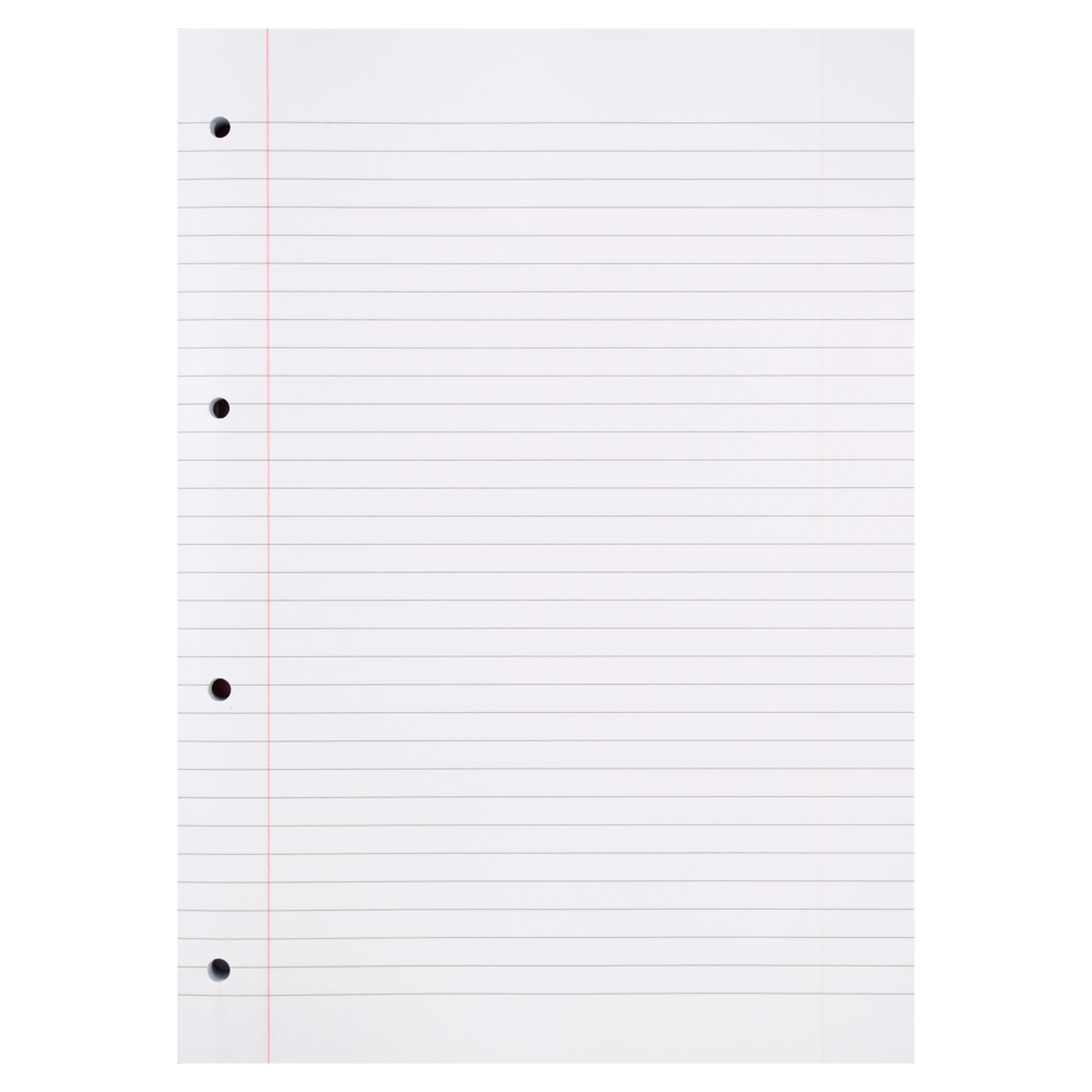 Summit A4 Narrow Ruled and Margin Refill Pad - Pack of 5