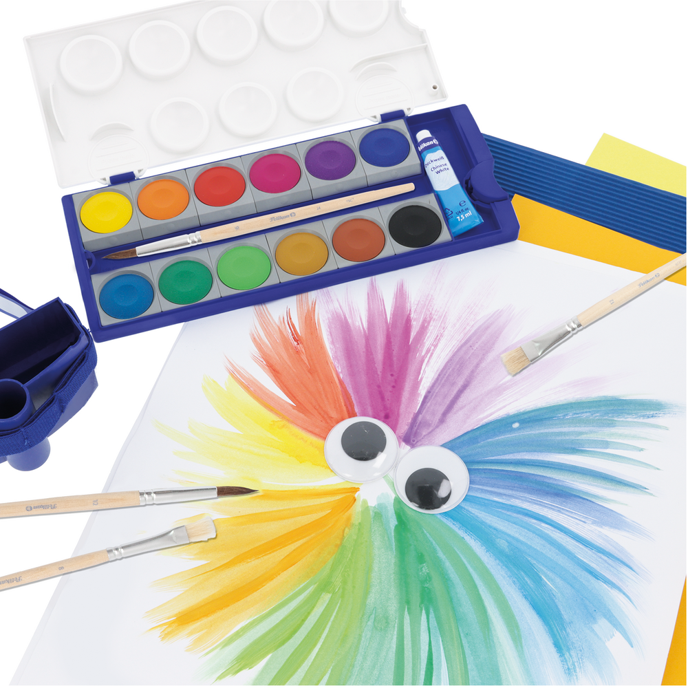 Pelikan Paint Brushes, 10 sets of 10 brushes