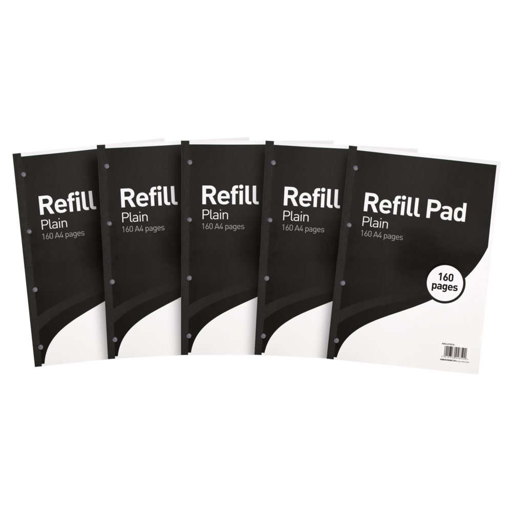 Summit A4 Plain Refill Pad - Pack of 5