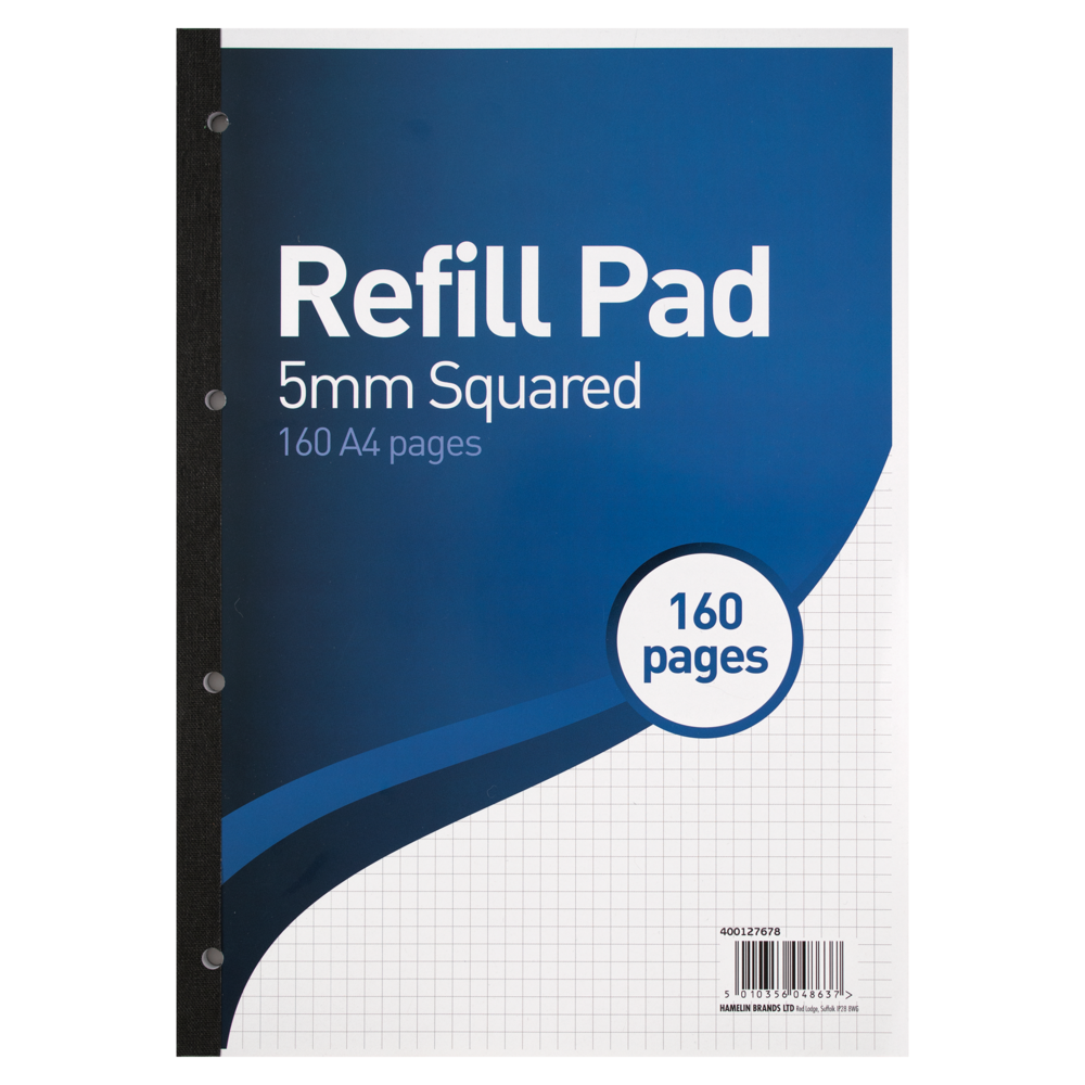 Summit A4 Quad Ruled Refill Pad - Pack of 5