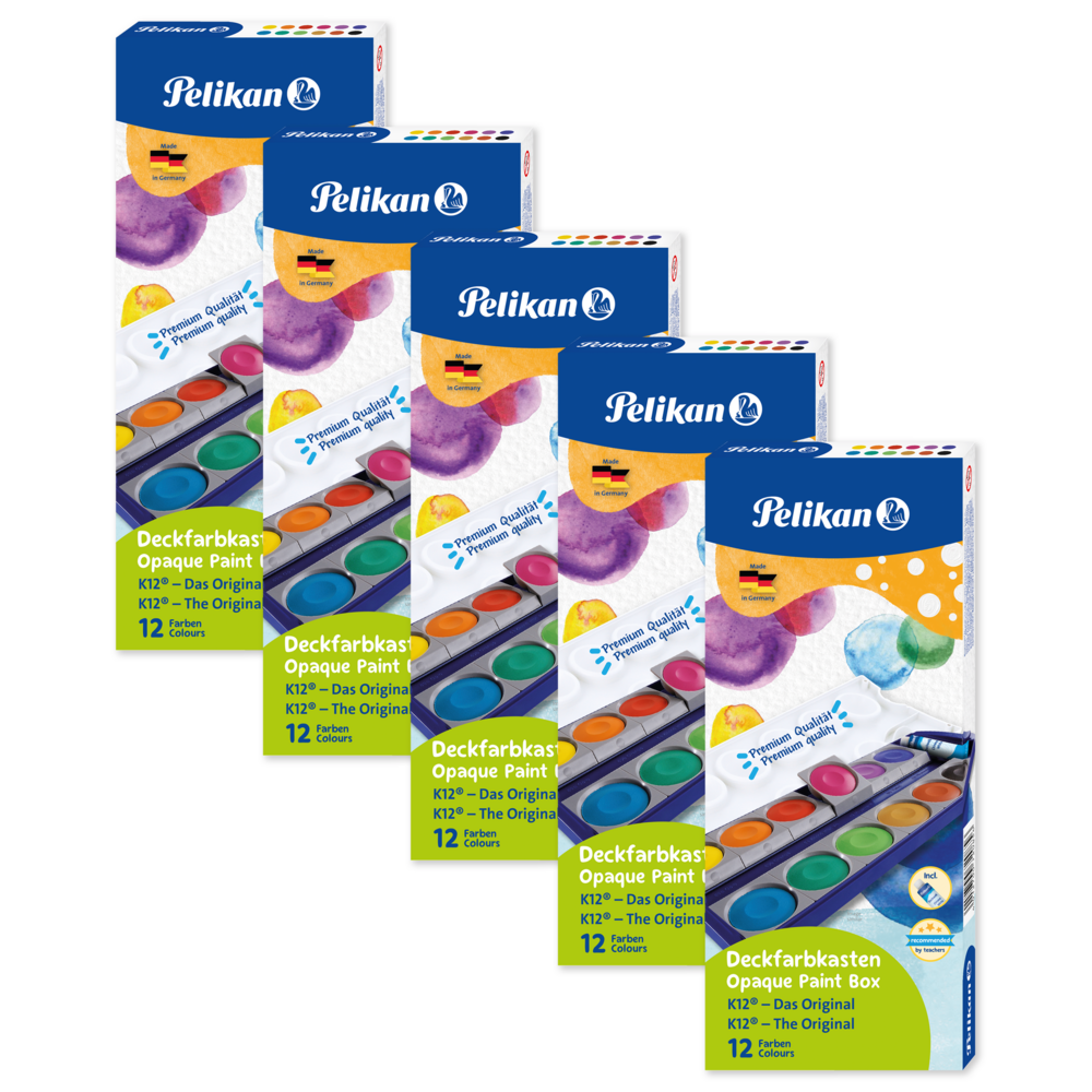 Pelikan Watercolour Paint Box, 5 Sets