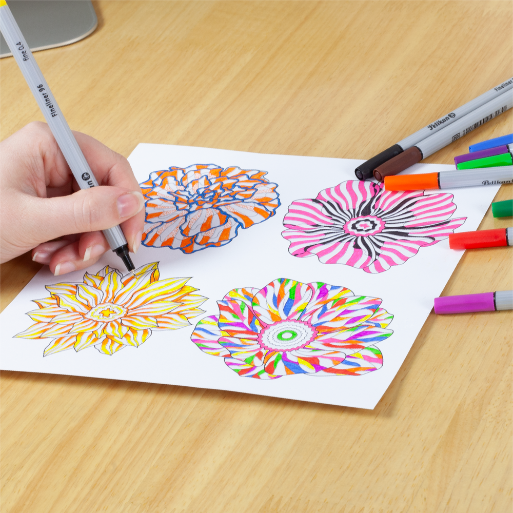 Pelikan Fineliners, 10 Packs of 10 Pens