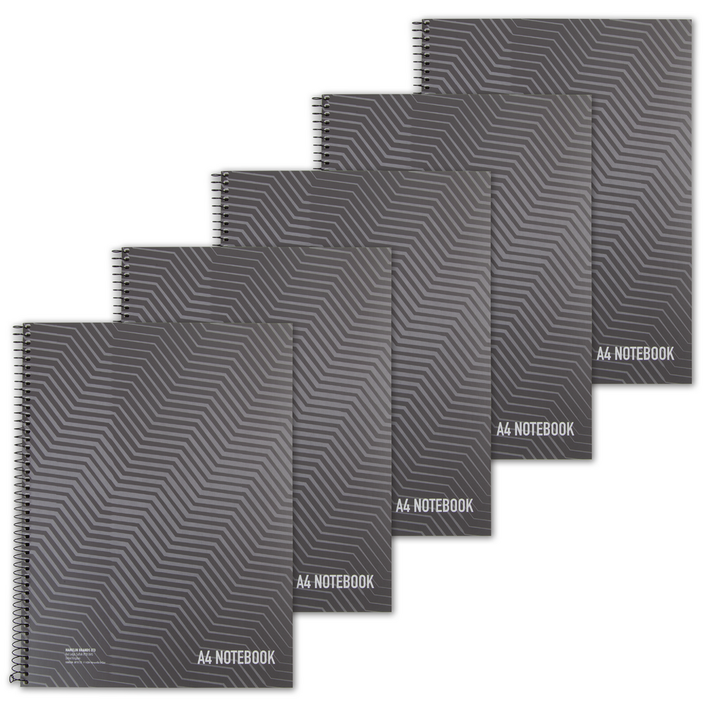 Summit A4 Recycled Wirebound Notebook - Pack of 5