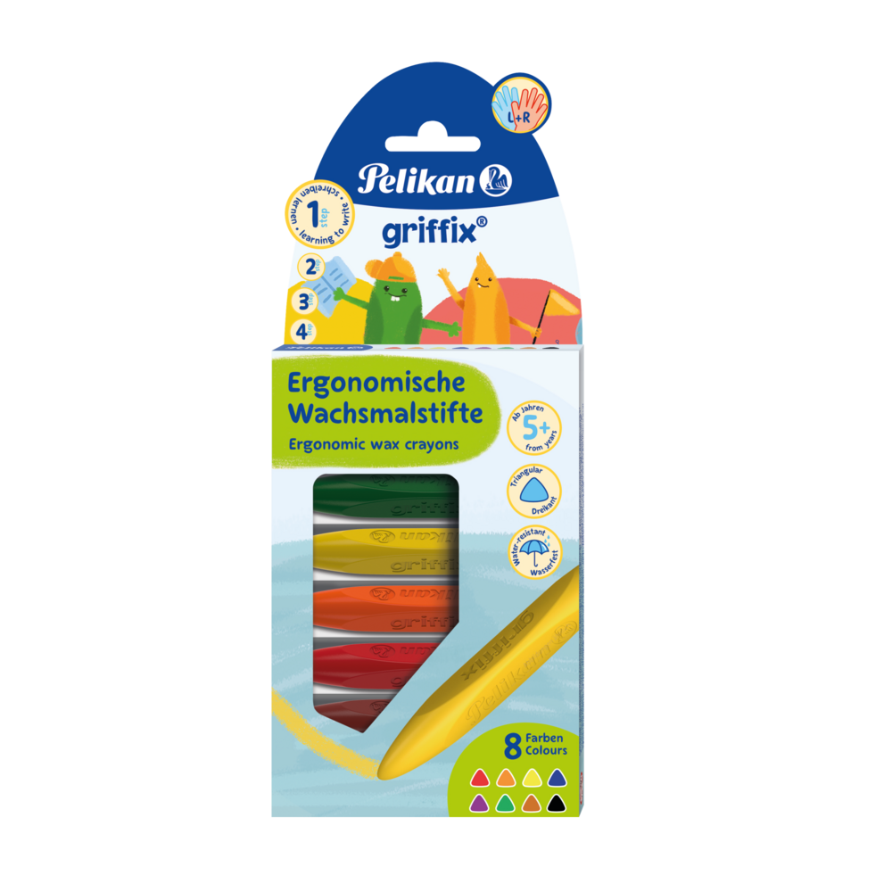 Pelikan Griffix Wax crayons - Pack of 6