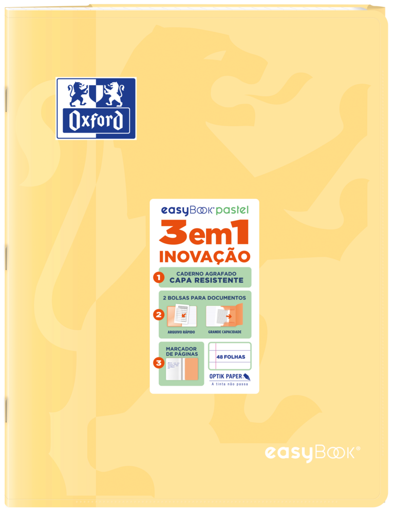Oxford easyBook® A4 Pastel PP 7mm Ruled Exercise Books - Pack of 10