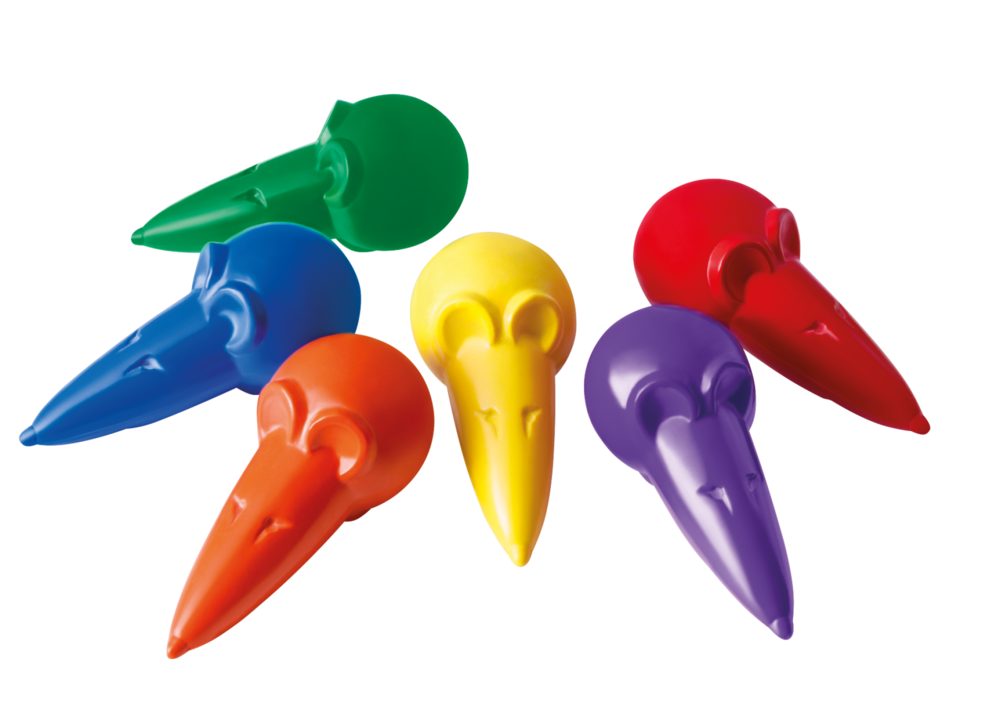Pelikan Mouse Crayons, Pack of 6