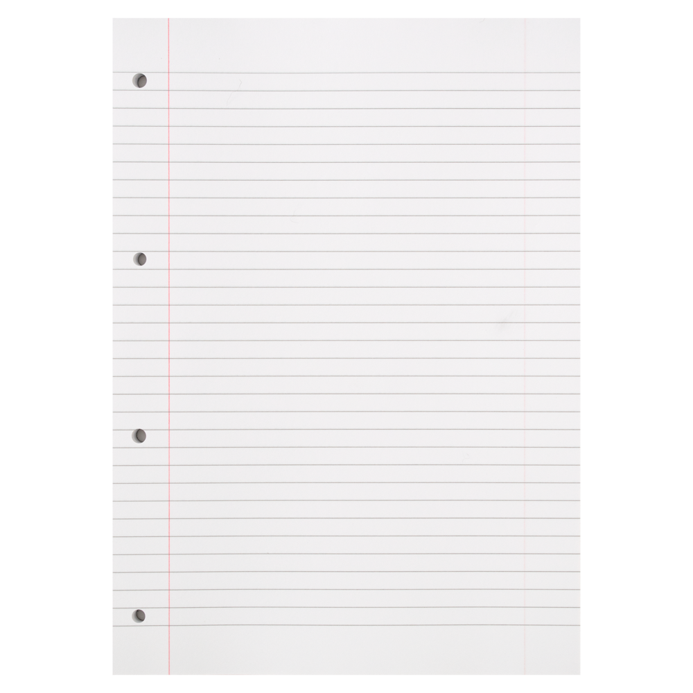 Summit A4 Ruled and Margin Refill Pad - Pack of 5