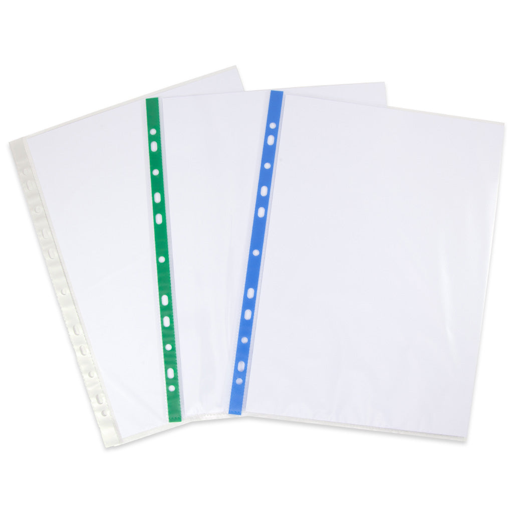 A4 Plastic Punched Pockets