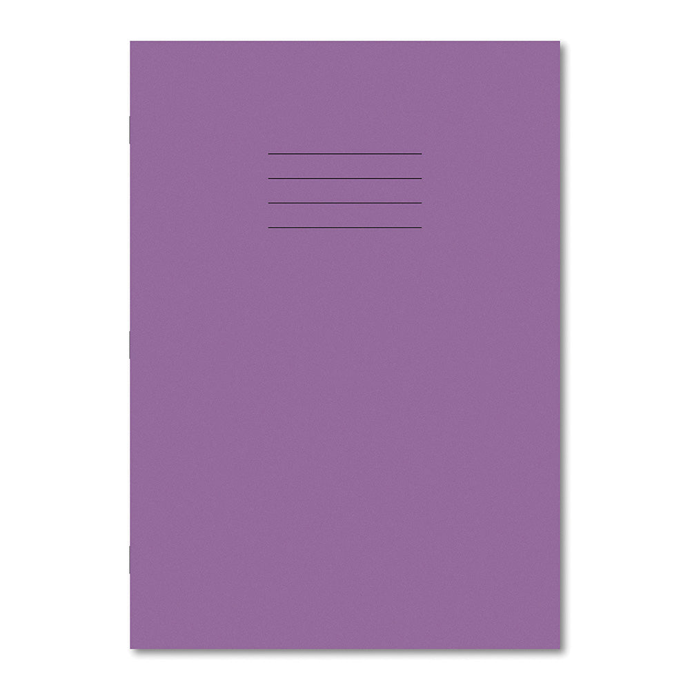Manila School Exercise Book A4 10mm Ruled & Margin - Personalised