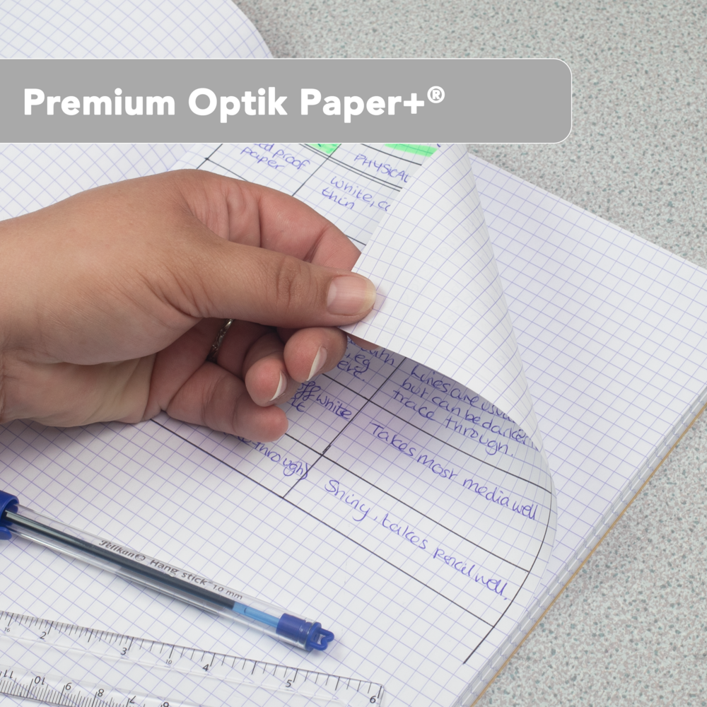 Oxford PP Cover A4 Exercise Book, 5mm Squared, 96 Pages