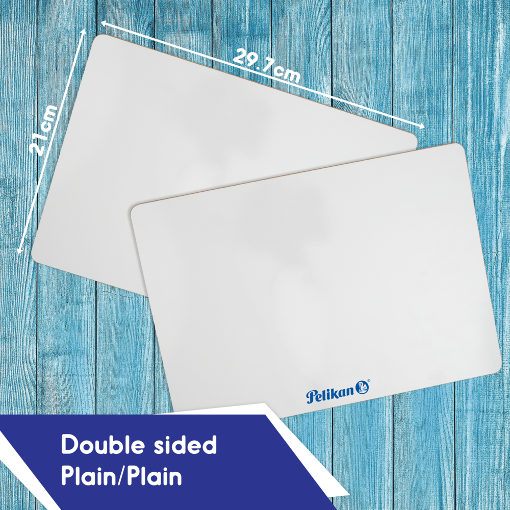 Pelikan Mini Rigid Whiteboards Plain - Pack of 10