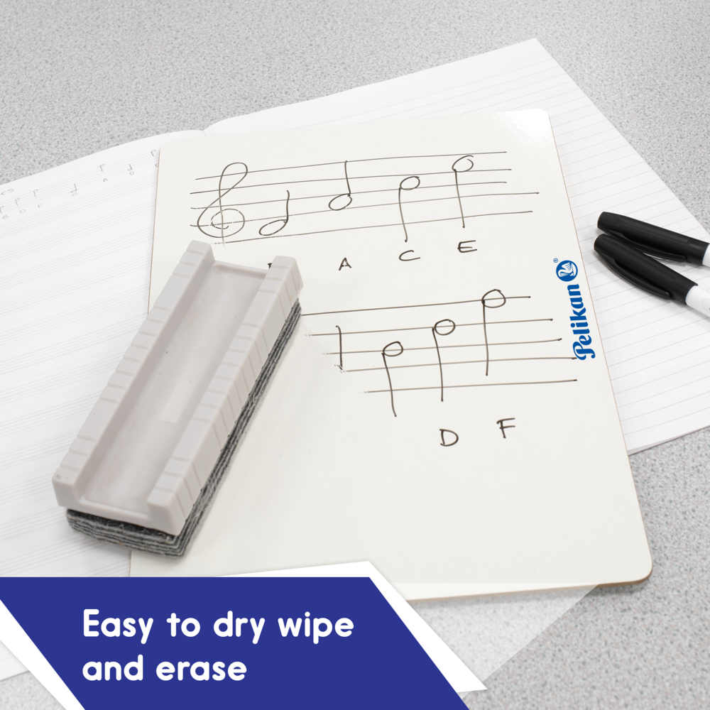 Pelikan Mini Rigid Whiteboards Plain - Pack of 10