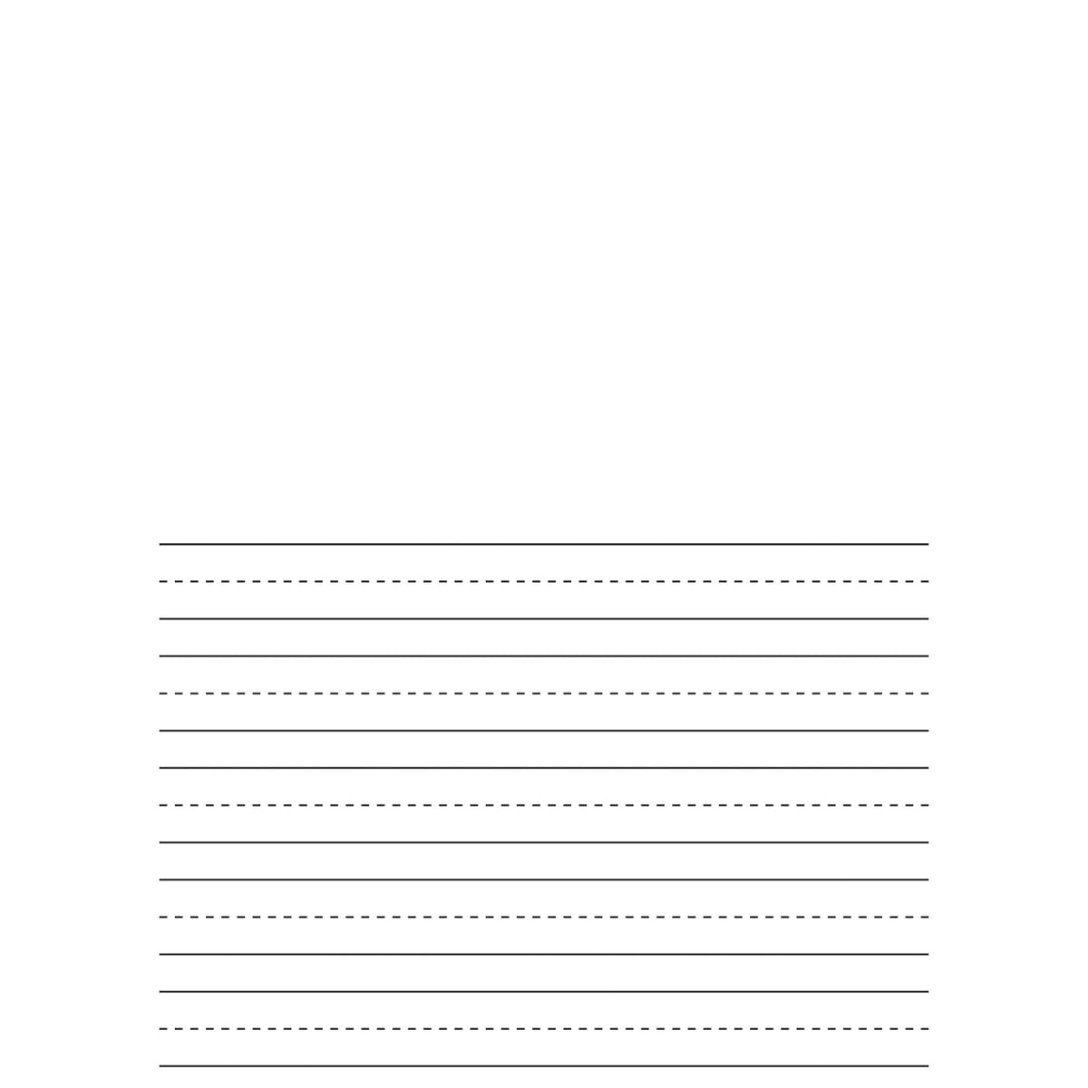 A4 Handwriting Exercise Papers