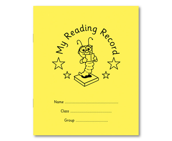 Pages Read Record 203mm x 165mm Reading Record Book 40 Page Yellow - Pack 100 - Exercise ...