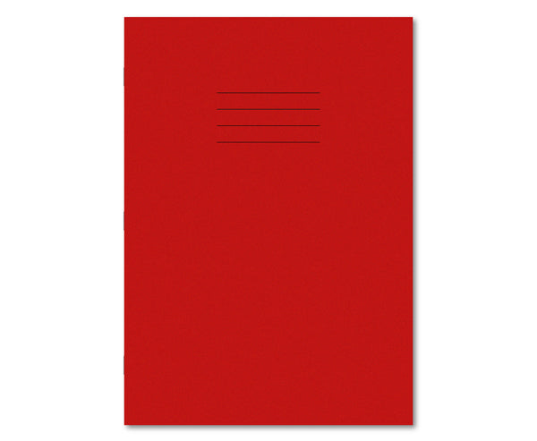 Manila School Exercise Book A4 12mm ruled/plain alternate - Without Free Personalisation